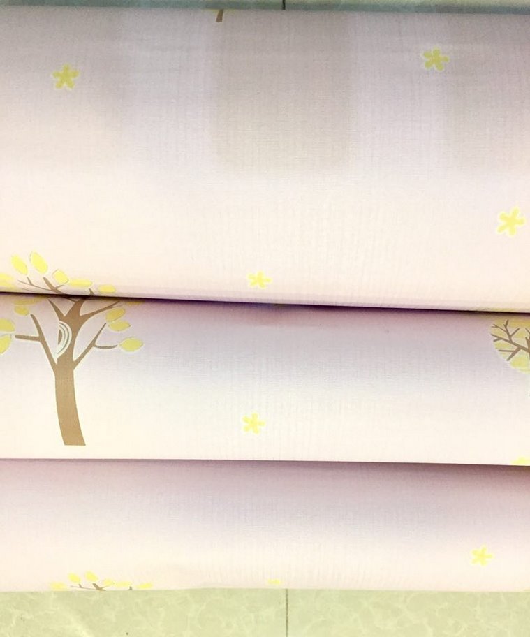 5m giấy decal họa tiết cây nâu DTL66