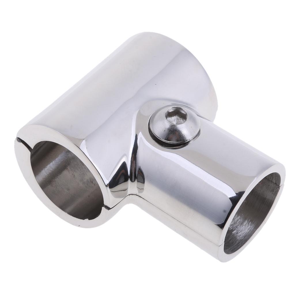 2Pcs 25mm  Handrail Fitting 316 Stainless Steel Hardware