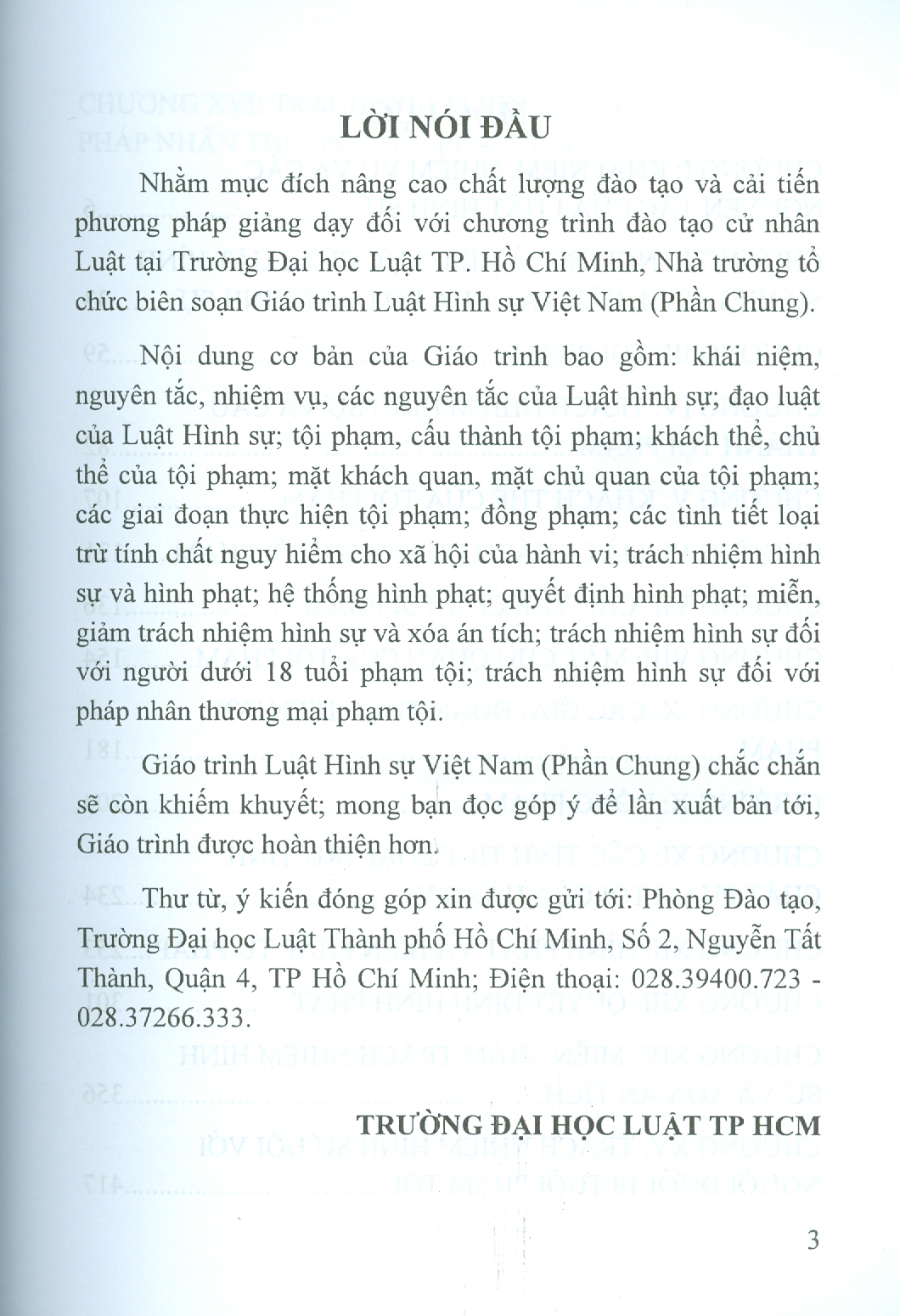 Giáo Trình LUẬT HÌNH SỰ VIỆT NAM - PHẦN CHUNG (Tái bản lần thứ nhất, có sửa đổi, bổ sung)