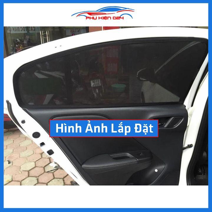 Bộ 4 rèm chắn nắng nam châm City 2015-2016-2017-2018-2019-2020 khung cố định chống tia UV