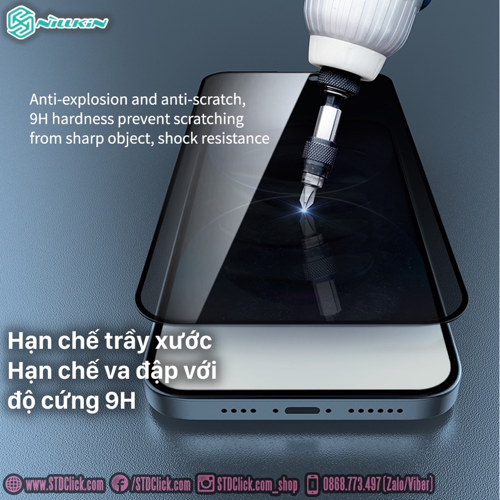 KÍNH CƯỜNG LỰC DÀNH CHO ĐIỆN THOẠI IPHONE 14 PRO MAX NILLKIN GUARDIAN CHỐNG NHÌN TRỘM