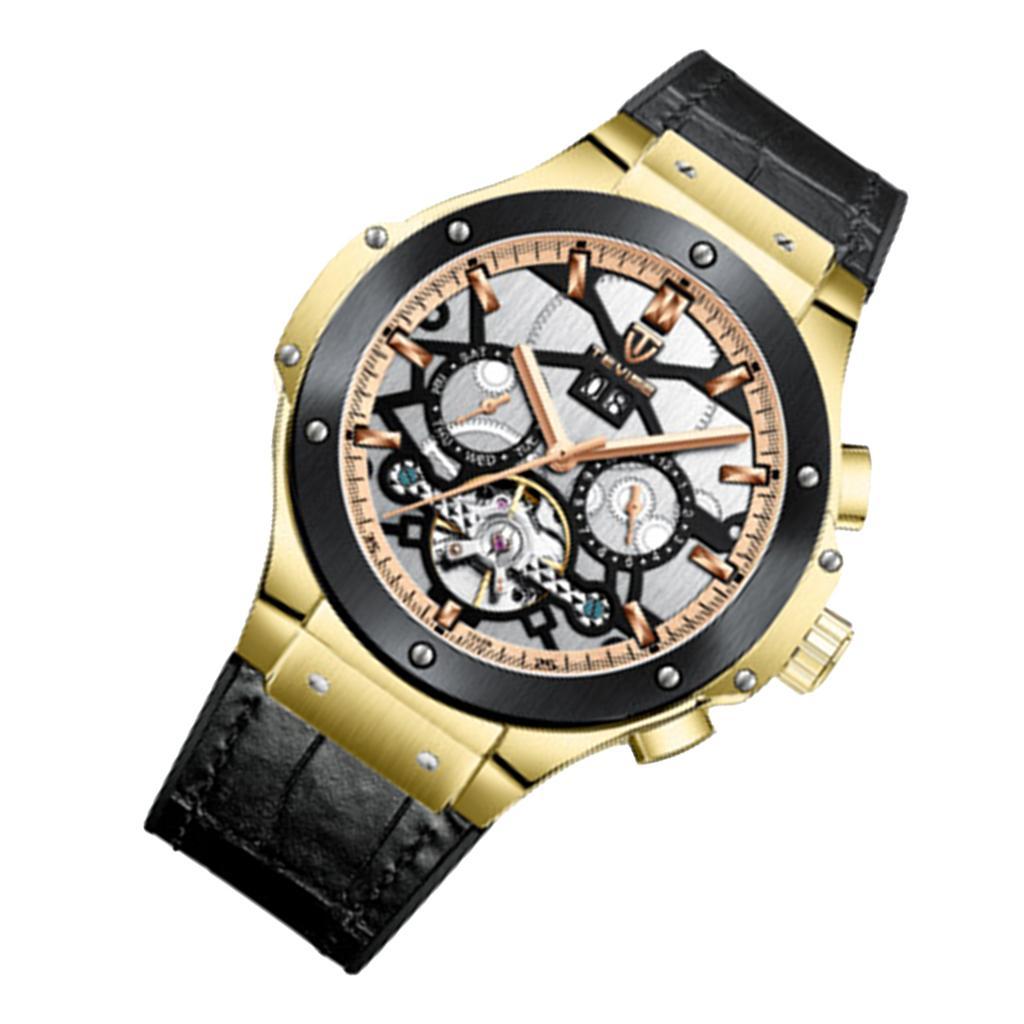 Mens Mechanical Automatic Wristwatch -waterproof