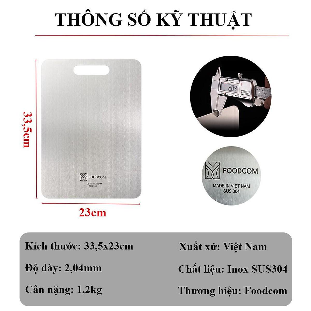 Thớt inox 304 KHÁNG CHỐNG KHUẨN KHÔNG MÙI, Thớt inox KHÁNG KHUẨN SIZE TO 34CM  dày 2 ly - HÀNG CHẤT LƯỢNG CAO - THỚT INOX 304