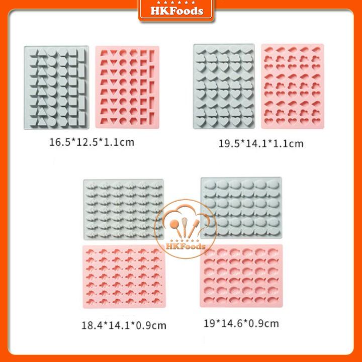 Khuôn Silicon Làm Kẹo chipchip/Pudding Nhiều Mẫu Mới