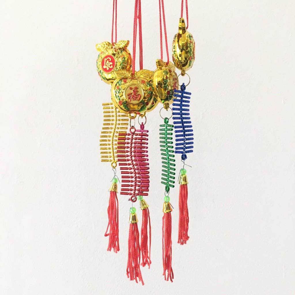 Combo trang trí tết 10 Dây treo, liễn trang trí Tết 2021