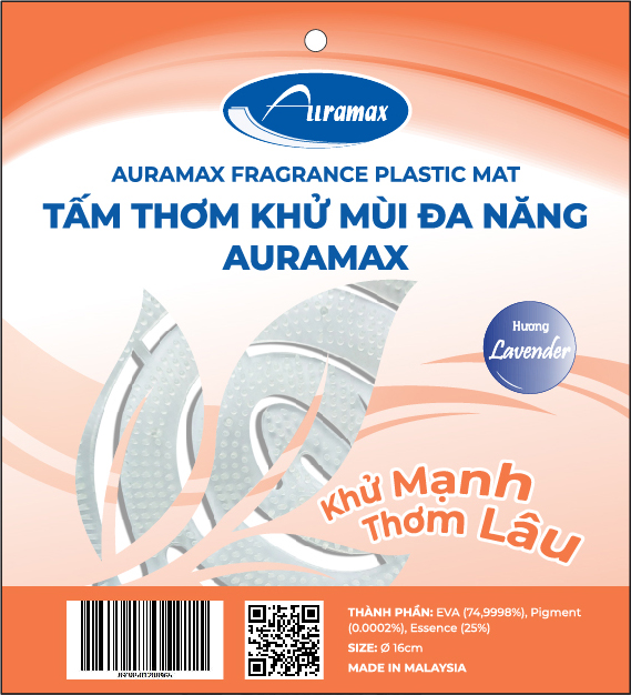 Tắm thơm khử mùi đa năng Auramax hương Lavender