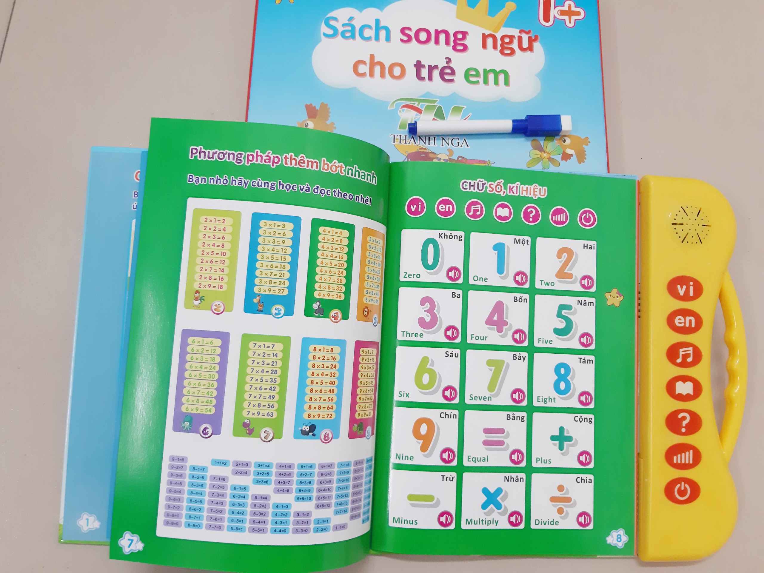 Sách nói điện tử song ngữ Anh - Việt cho trẻ em