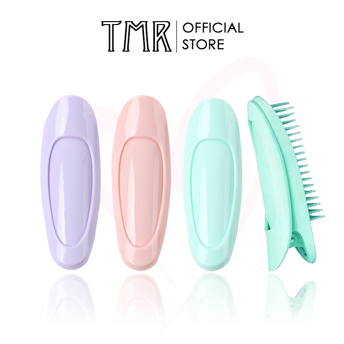 [2 set] Kẹp Phồng Chân Tóc Thanh Răng Lược Size Lớn Dream Pastel, Thiết Kế Chống Trượt Chính Hãng TMR