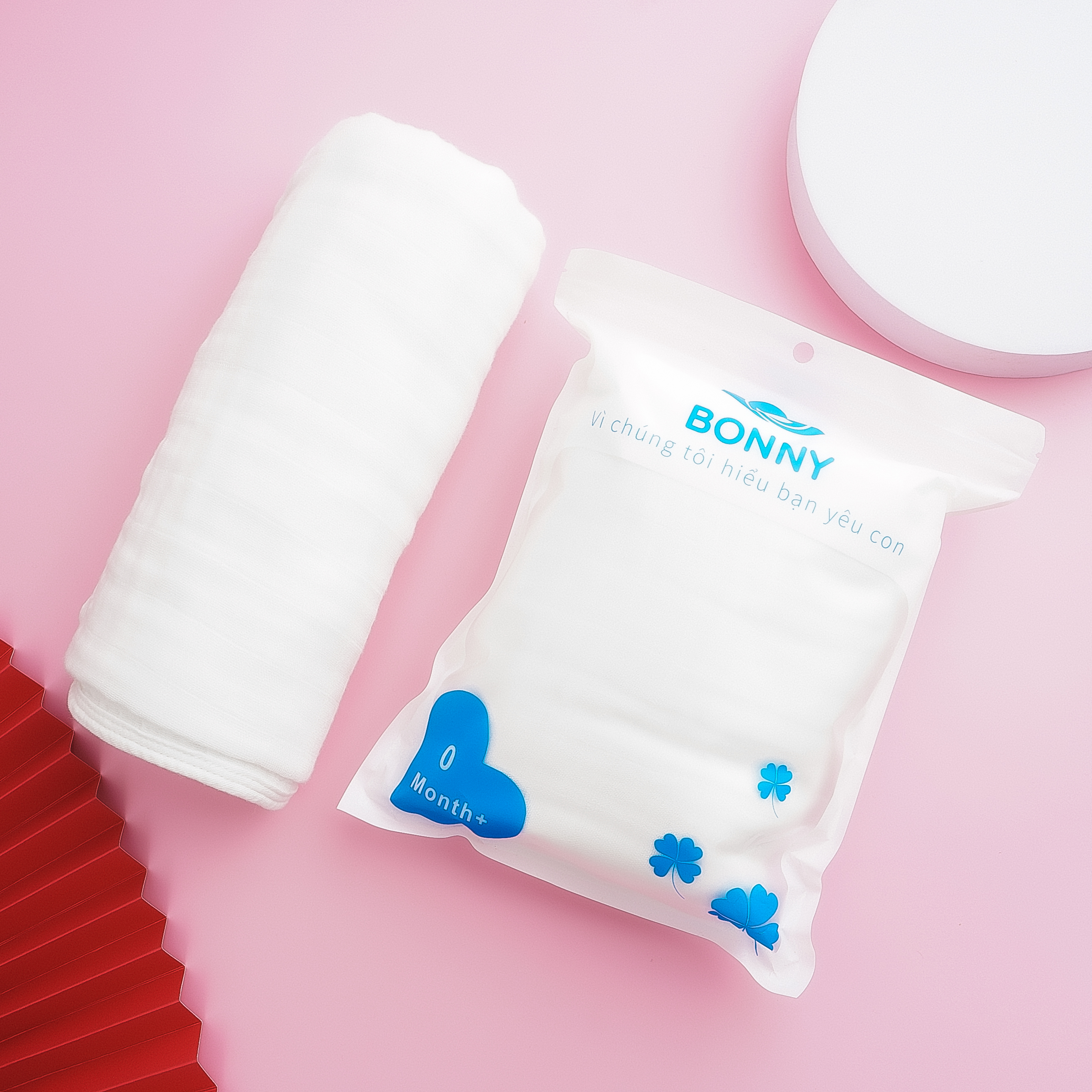 Khăn Tắm Bonny 100% Sợi Tre Lụa 4 Lớp Siêu Mềm Mịn, Thấm Hút, An Toàn Cho Bé