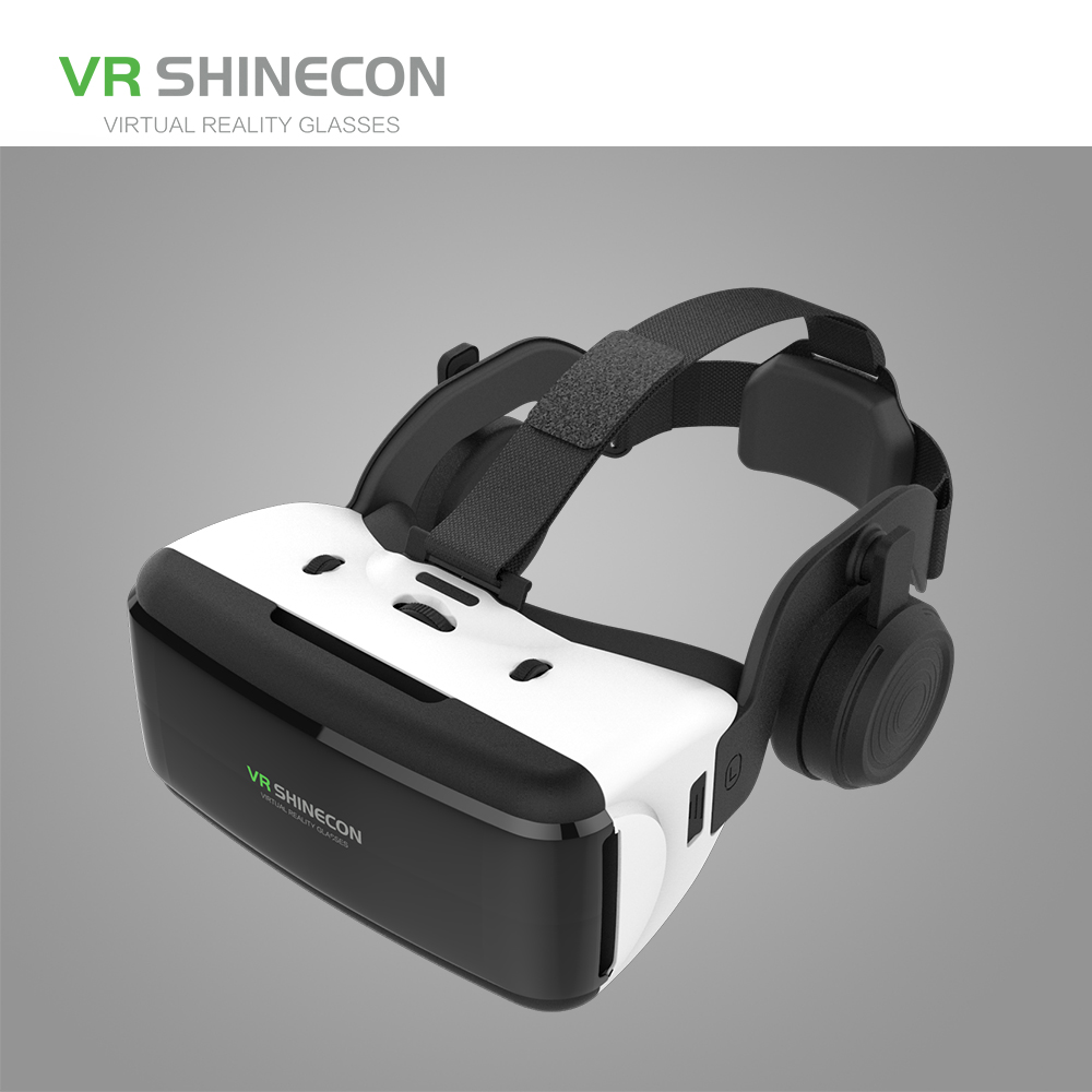 Kính thực tế ảo Vr Shinecon V6 - kèm headphone - Hàng nhập khẩu