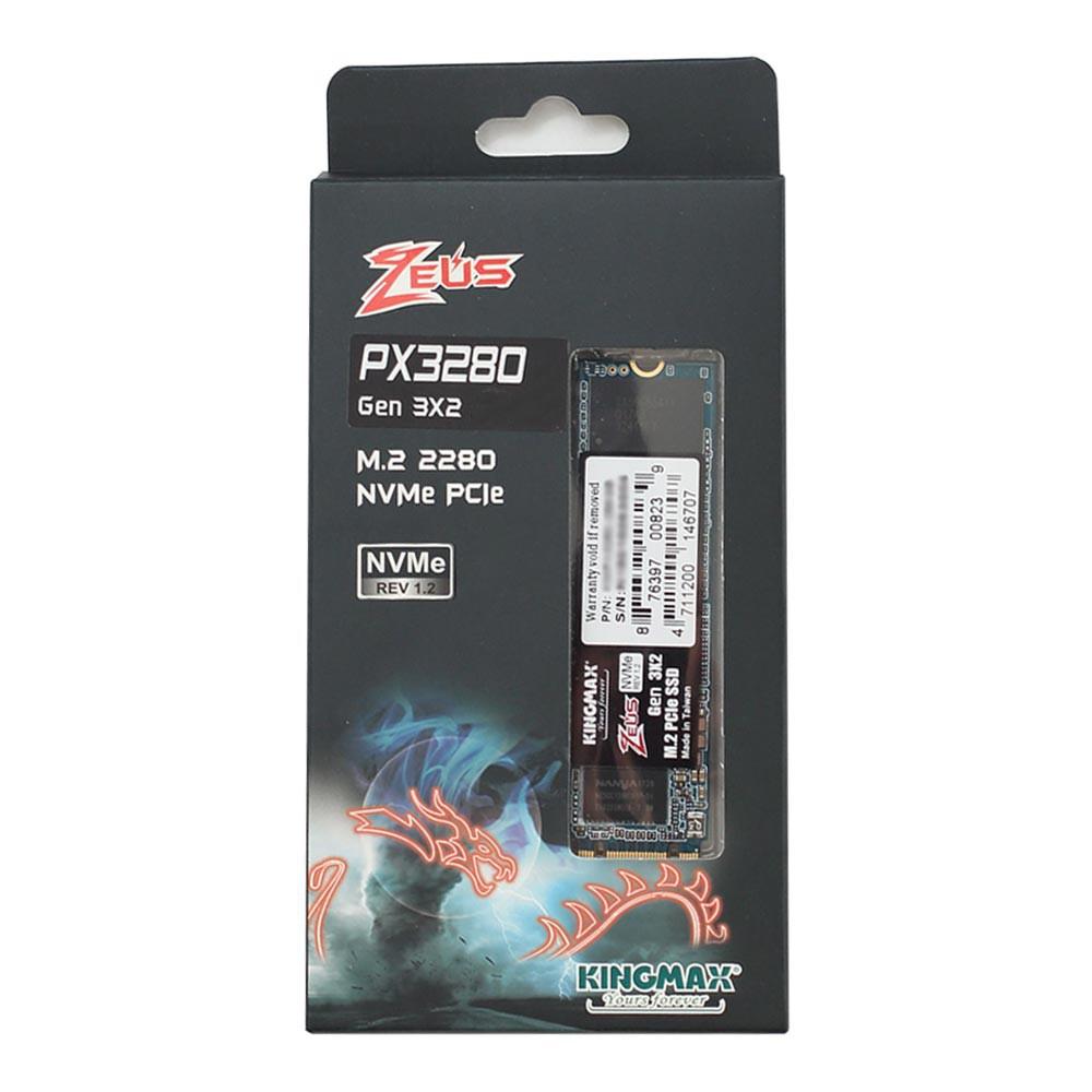 Ổ cứng SSD KINGMAX Zeus 256GB PX3280 NVMe M.2 2280 PCIe Gen 3.0 x2 - Hàng chính hãng