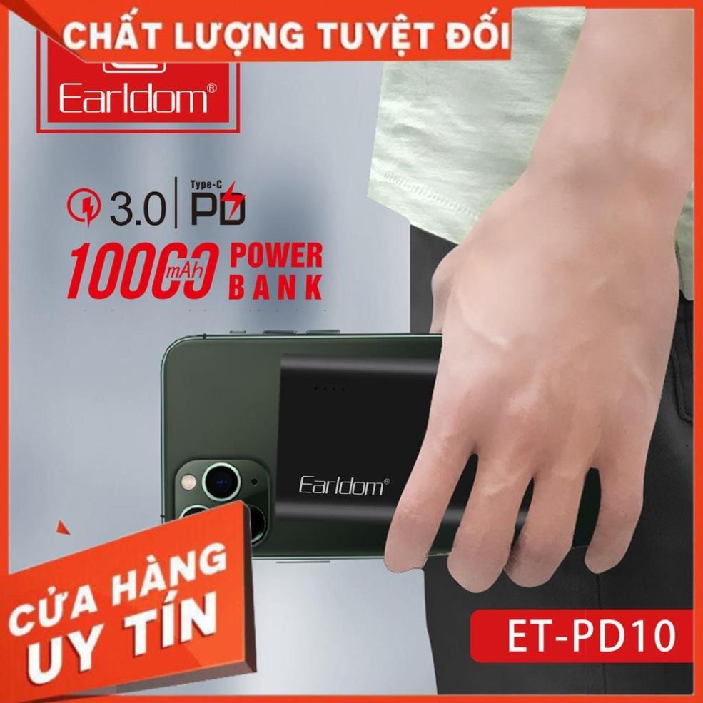 Sạc Dự Phòng Sạc Nhanh Earldom 10.000 mAh PD – 10 hàng chính hãng