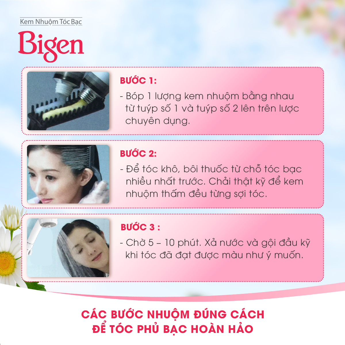 Thuốc nhuộm dưỡng tóc phủ bạc thảo dược Bigen Conditioner Thương hiệu Nhật Bản 80ml dạng kem