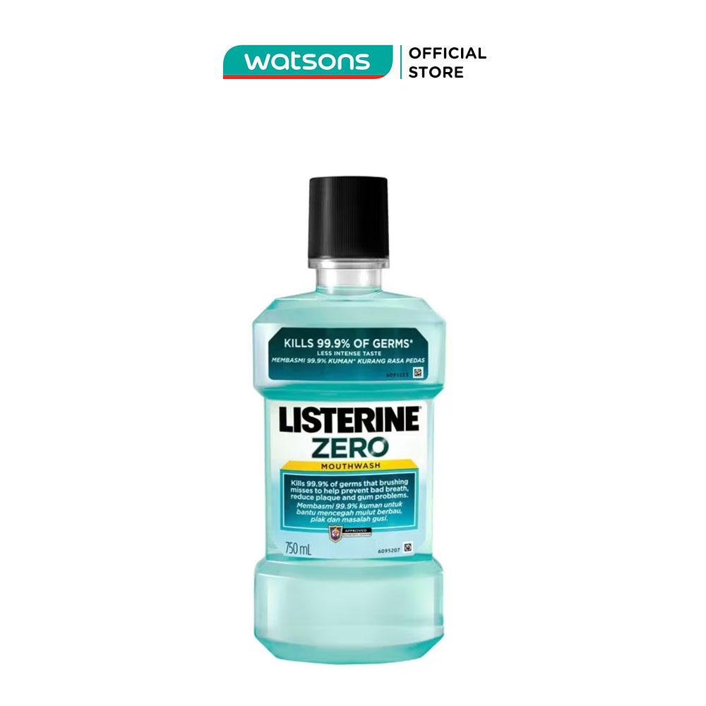 Nước Súc Miệng Không Cay Listerine 750ml