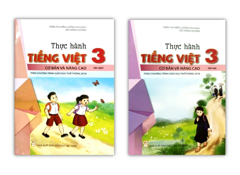Sách - Combo Thực hành tiếng việt 3 cơ bản và nâng cao - Tập 1 + Tập 2