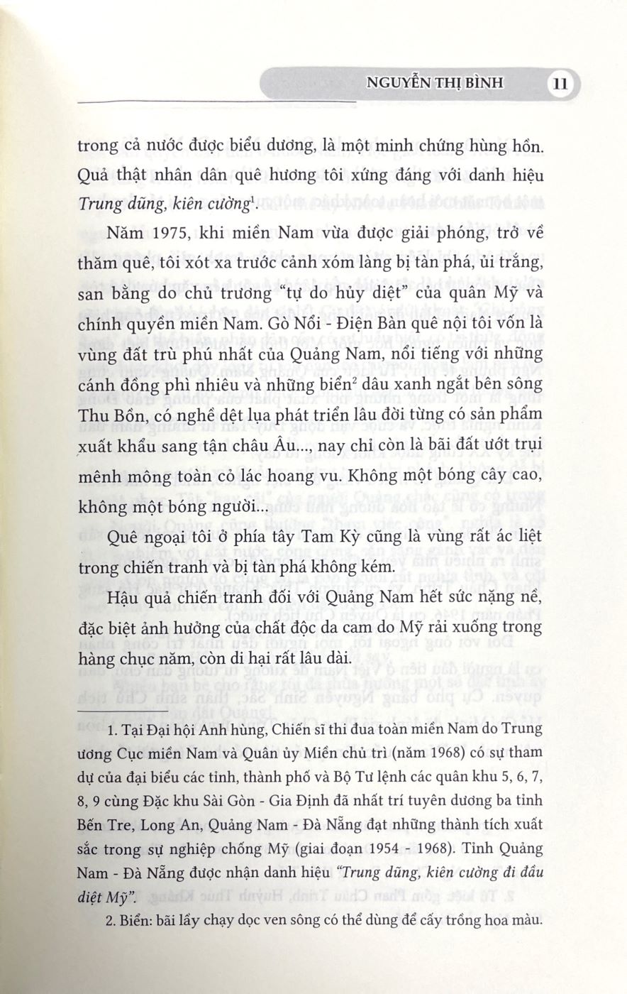 Hồi Ký Nguyễn Thị Bình - Gia Đình, Bạn Bè Và Đất Nước - ST