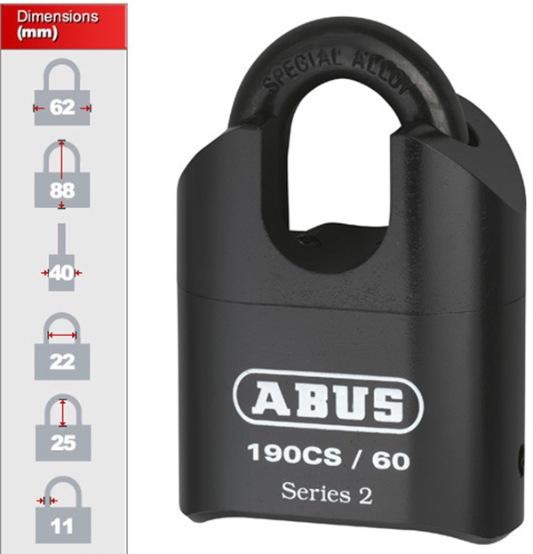 Khóa Số 190CS/60 Series ABUS (60mm)