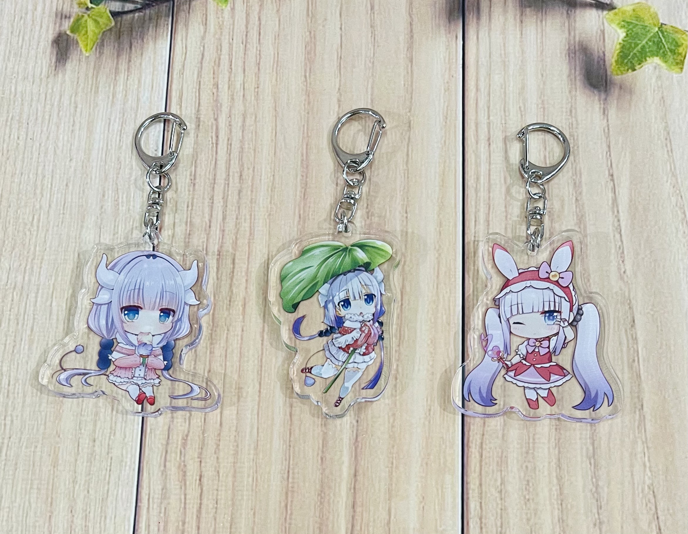 Móc khoá Kanna Kamui-Kobayashi-san Chi no Maid Dragon  mica trong nhiều mẫu