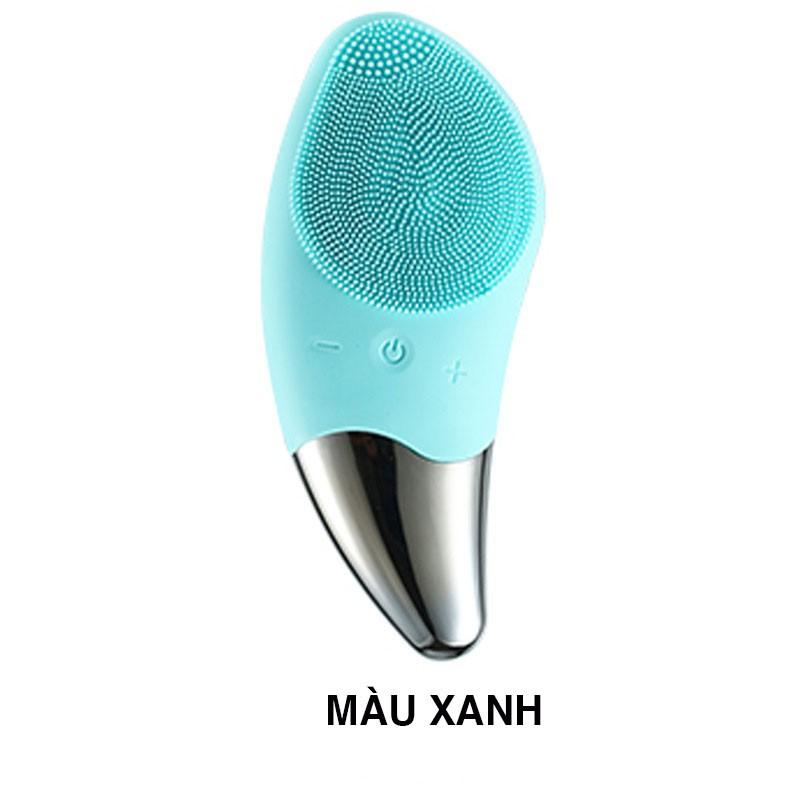 Máy Rửa Mặt Đa Năng Silicon mini Tích Hợp Sóng Âm Sonic Facial Brush