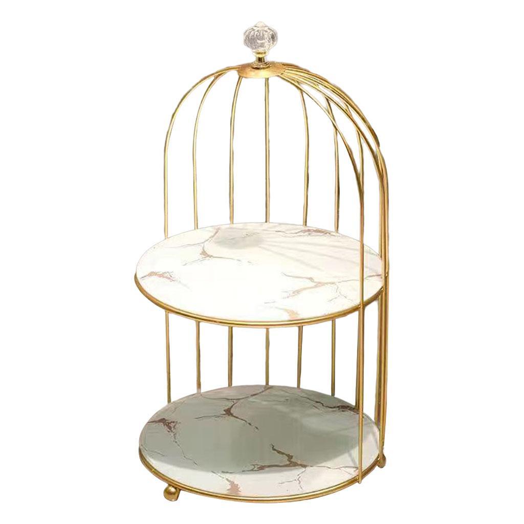 2x Perfume Rack Organizer Cake Cupcakes Serving Makeup Shelf