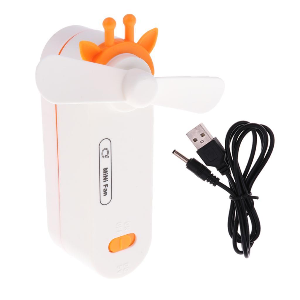 Travel Handheld Mini Portable Fan Mute USB Summer Cooling Fan