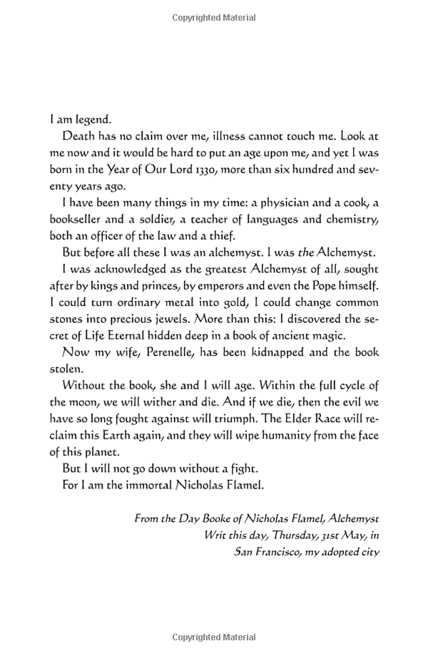 Sách ngoại văn: The Alchemyst