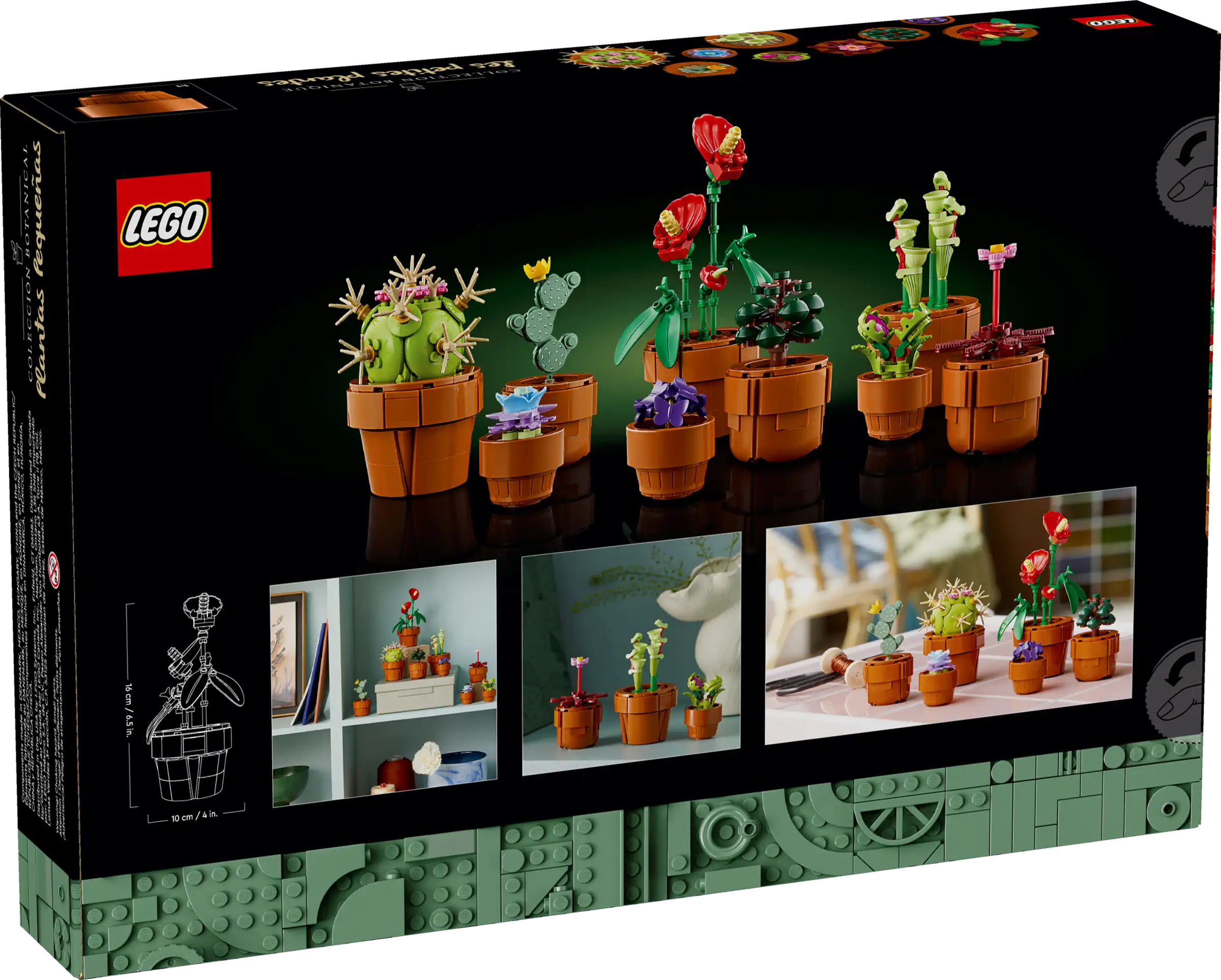 Đồ Chơi Lắp Ráp Bộ Sưu Tập Hoa Xương Rồng - Miniplantjes - Lego Adults 10329 (758 Mảnh Ghép)