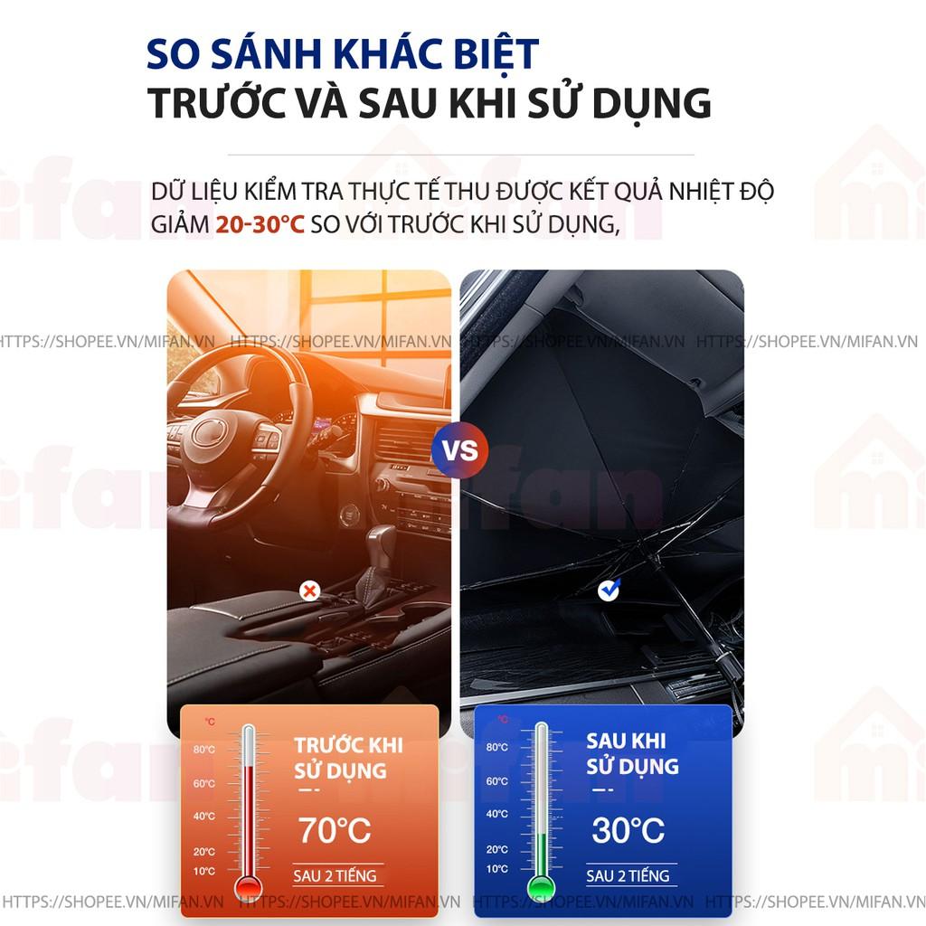 Ô Che Nắng Kính Trước Xe Ô Tô Chống Tia UV Cho Kính Chắn Gió Xe Hơi- Tấm Che Bảo Vệ Kính Lái xe ô tô