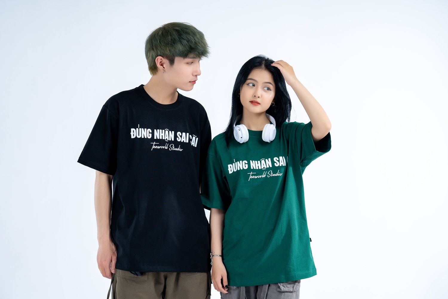 Áo Thun Local Brand Teeworld Đúng Nhận Sai Cãi Nam Nữ Form Rộng Unisex