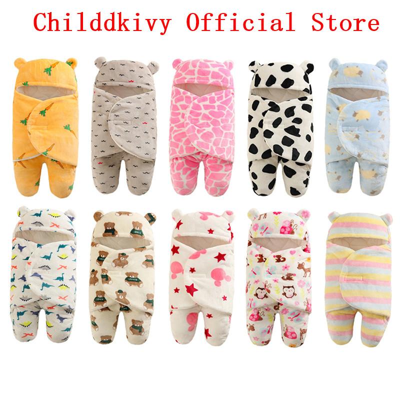 Túi Ngủ Cho Bé Cotton Dày Bé Sơ Sinh Bọc Chăn Mùa Đông Ấm Áp Sơ Sinh Bao Da Mềm Giấc Ngủ Của Trẻ Sơ Sinh Bao Tải 0-9 Tháng
