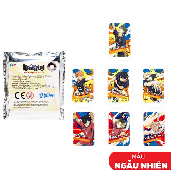 Huy Hiệu Trang Trí Haikyuu - Batting - Nullset - ToTy NK02 (Mẫu Sản Phẩm Bên Trong Là Ngẫu Nhiên)