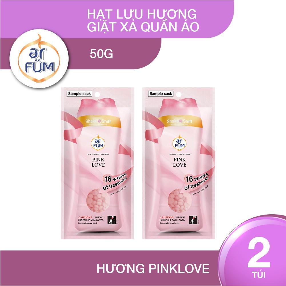 Combo 2 Túi Hạt Xả Thơm Quần Áo Arfum Lưu Hương Tới 16 Tuần, Làm Mềm Vải Và Chống Tĩnh Điện (25gr/Túi