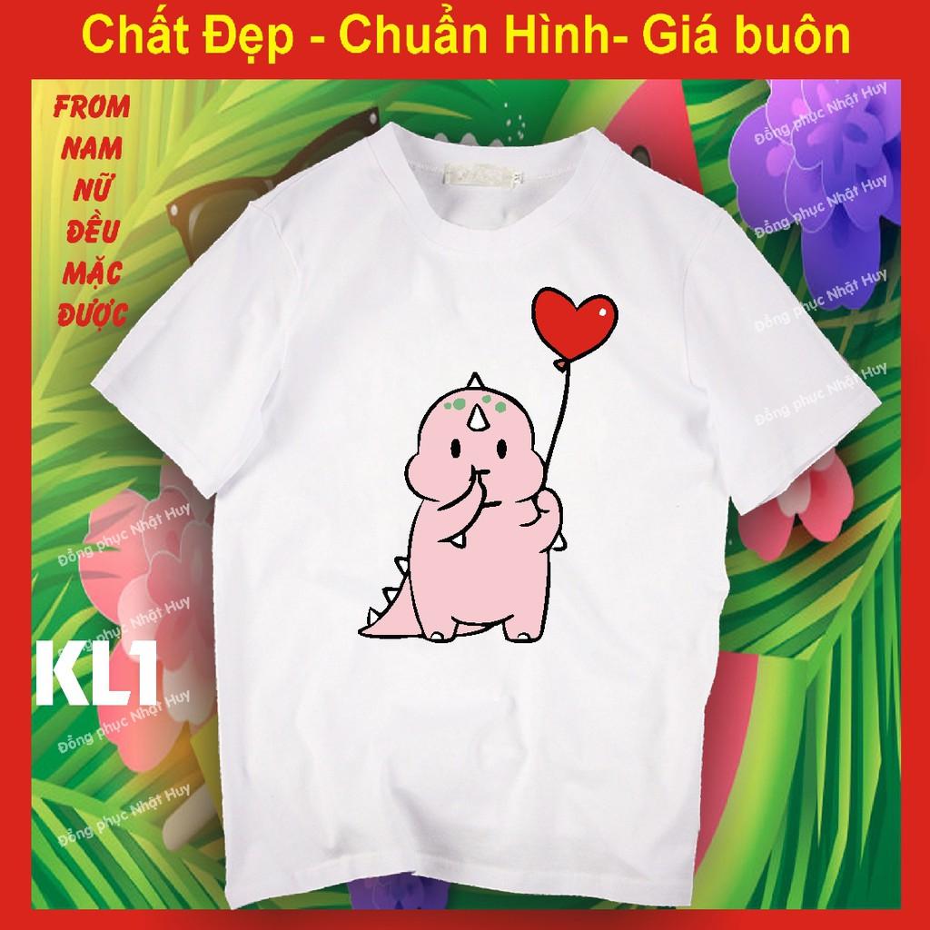 Áo Thun Khủng Long Chibi, Chất Đẹp, Bao Đổi Trả