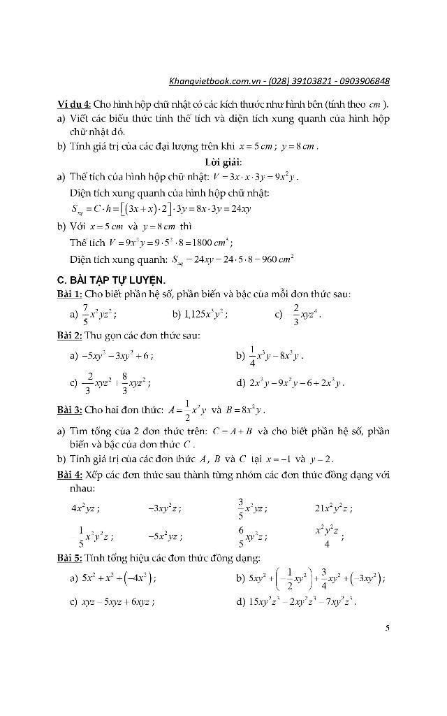 Bồi Dưỡng Năng Lực Toán 8 - Tập 1