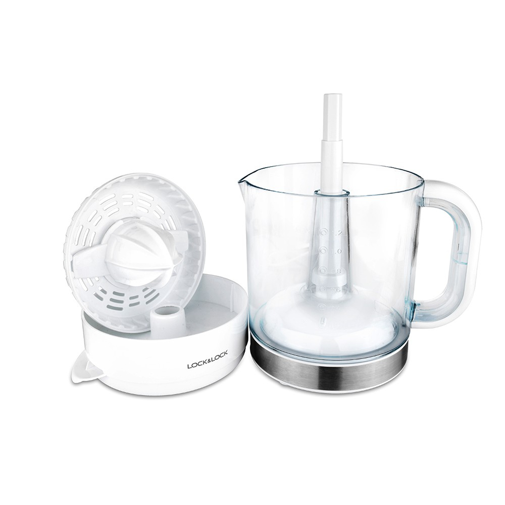 Máy vắt cam Lock&amp;Lock EJJ241 1.2L, Hàng chính hãng, xoay ép 2 chiều, bình chứa trong suốt - JoyMall