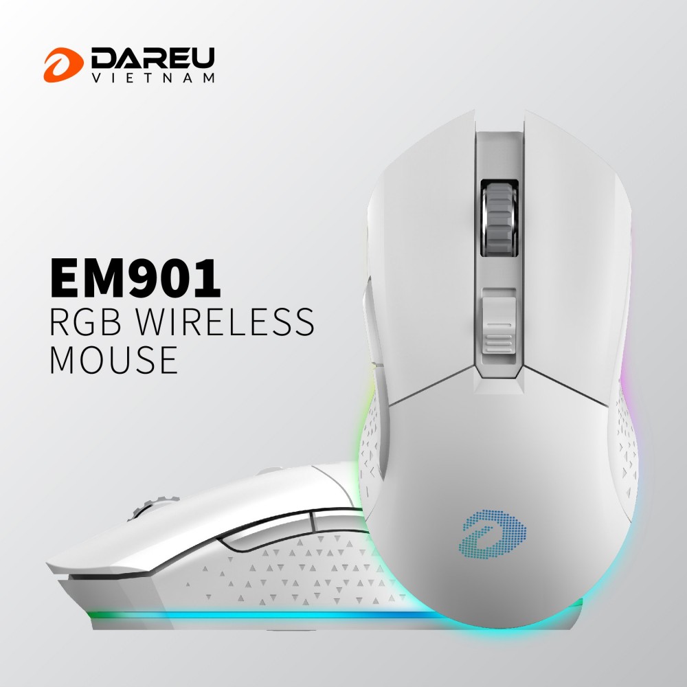 Chuột DareU EM901 RGB Wireless - Hàng chính hãng ( BH 2 năm)