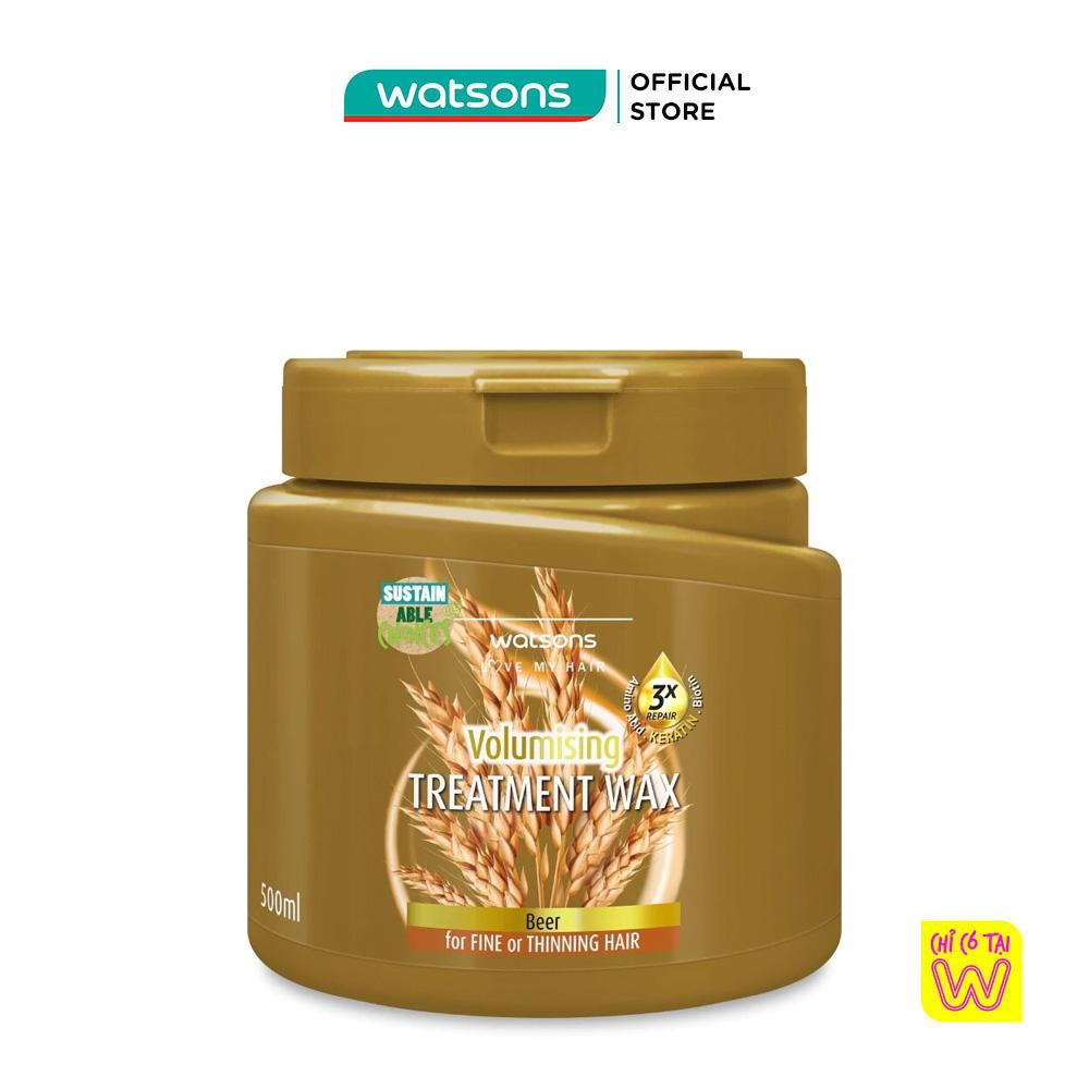 Kem Ủ Tóc Watsons Treatment Wax Beer for Fine Or Thinning Hair 500ml