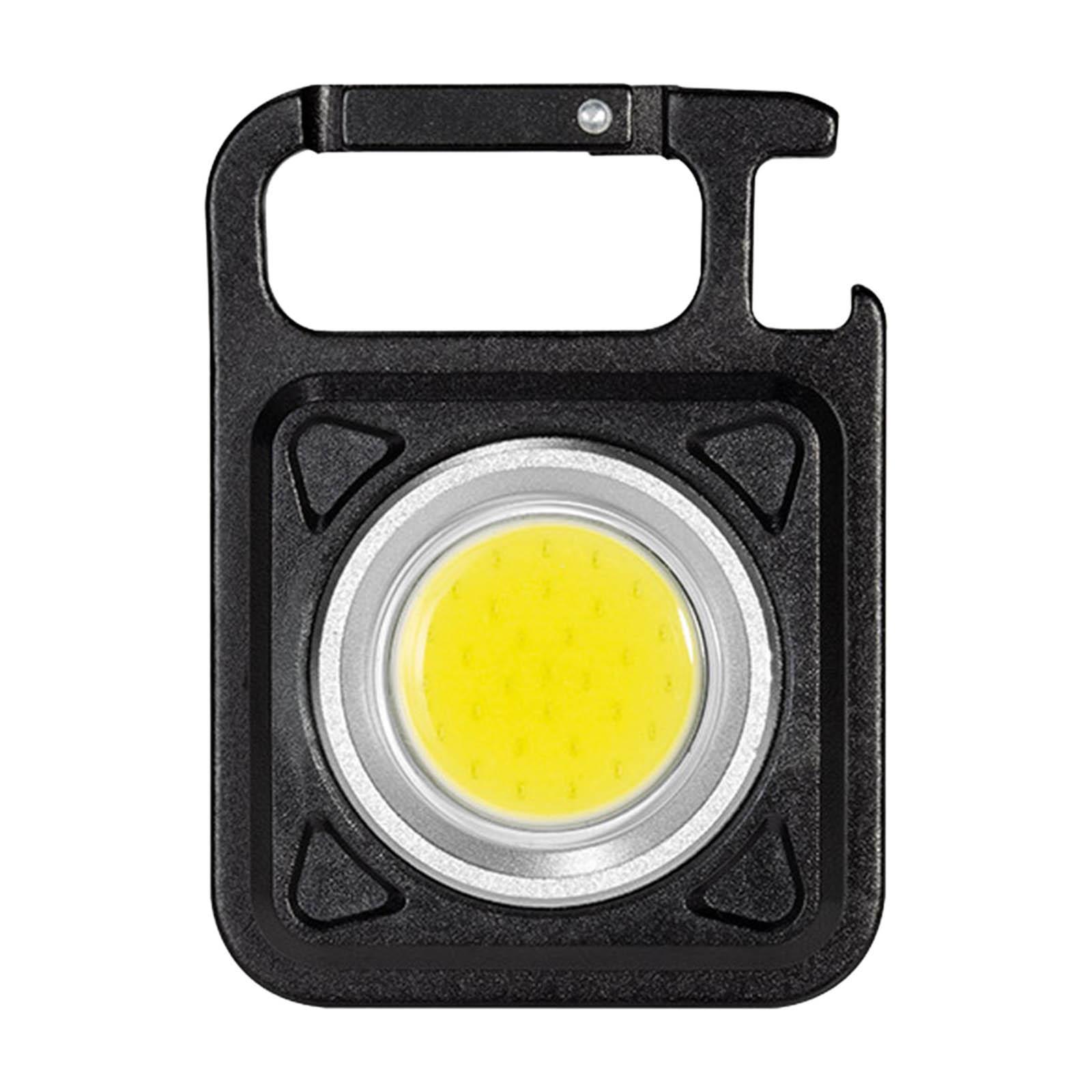 Mini LED Keychain Flashlight Rechargeable COB flashlights for Night Running