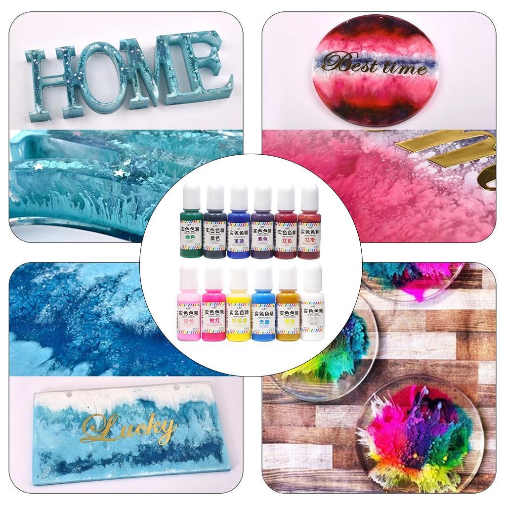 Set 12 Bottles Concentrated for Epoxy Resin   Art