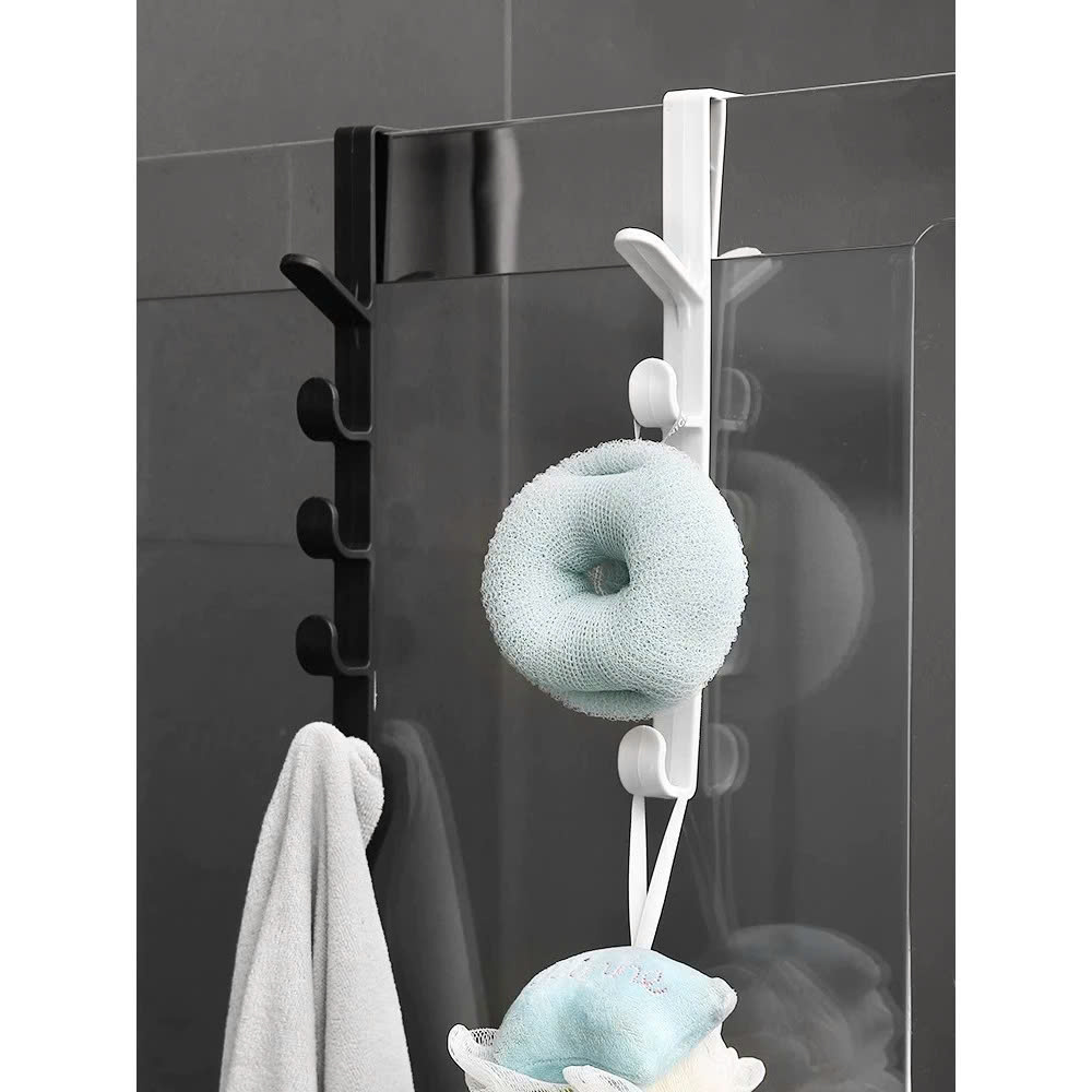 Móc Nhựa 5 Móc Dọc Treo Đồ Cài Cửa , Tủ Tiện Lợi