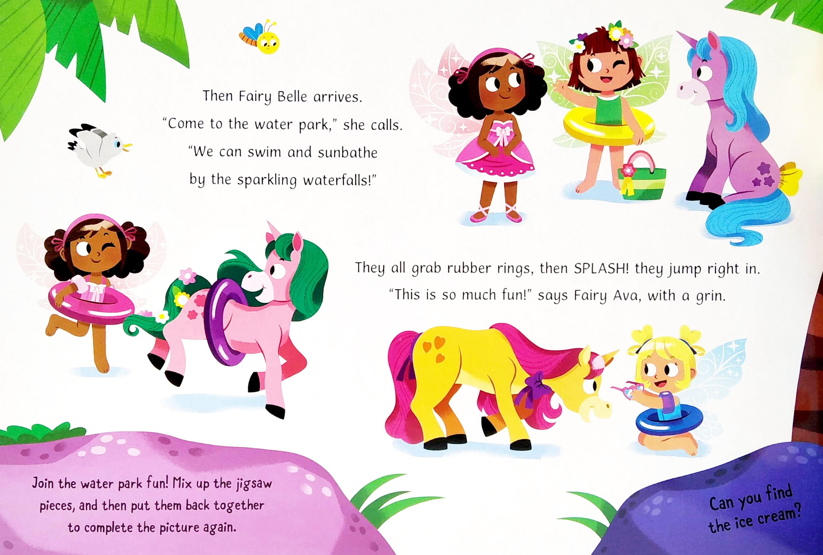 Jigsaw Book: Unicorns And Fairies