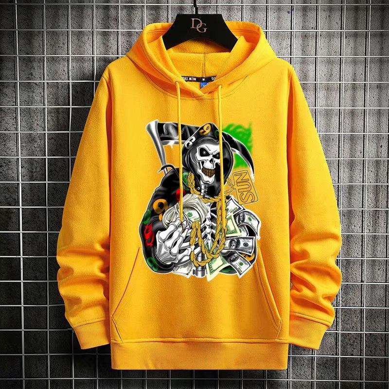 Áo khoác hoodie dáng rộng in họa tiết thời trang 8 màu phong cách trẻ trung