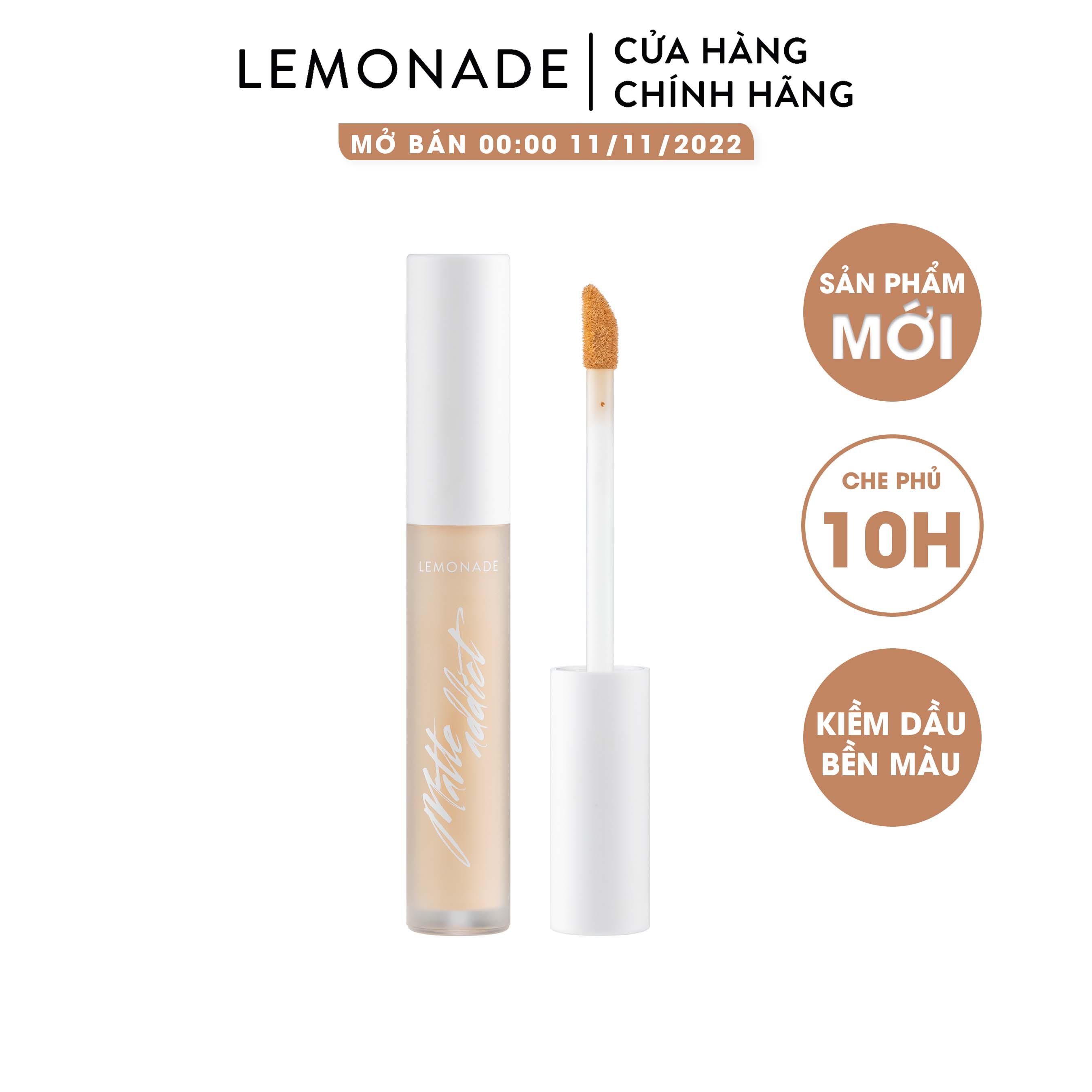 Kem che khuyết điểm Lemonade Matte Addict Concealer 3g