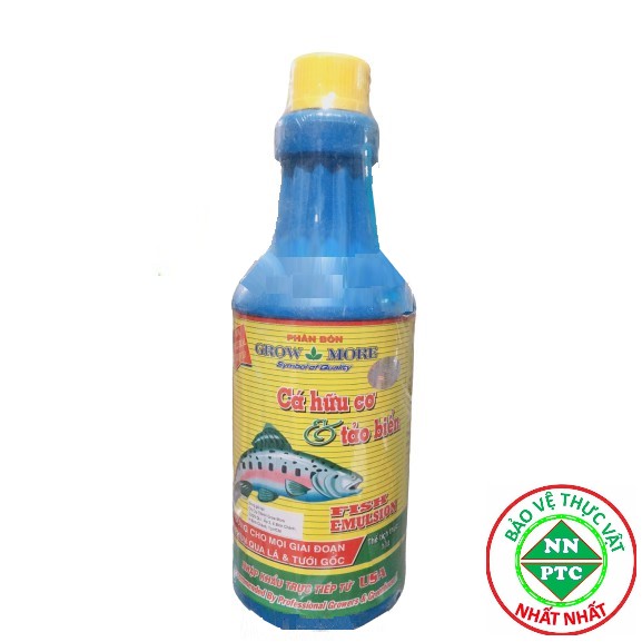 Phân bón sinh học Growmore 5-1-1 Cá hữu cơ và Tảo biển 1 lít