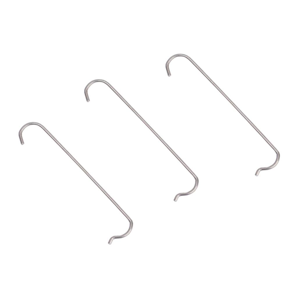 2x 3  Hooks Stainless Steel Connecting Aid Chain Accessories