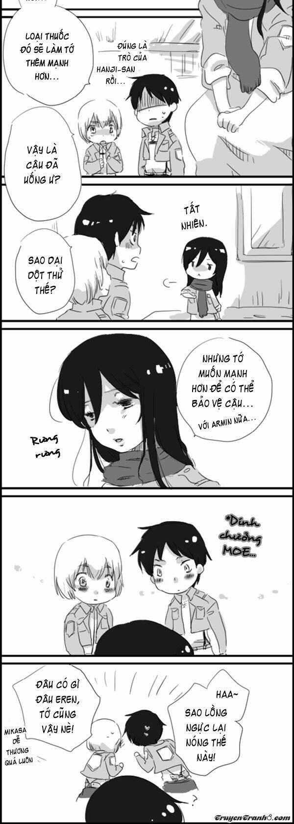 đại chiến titan - những sưu tầm về doujinshi chapter 3 4