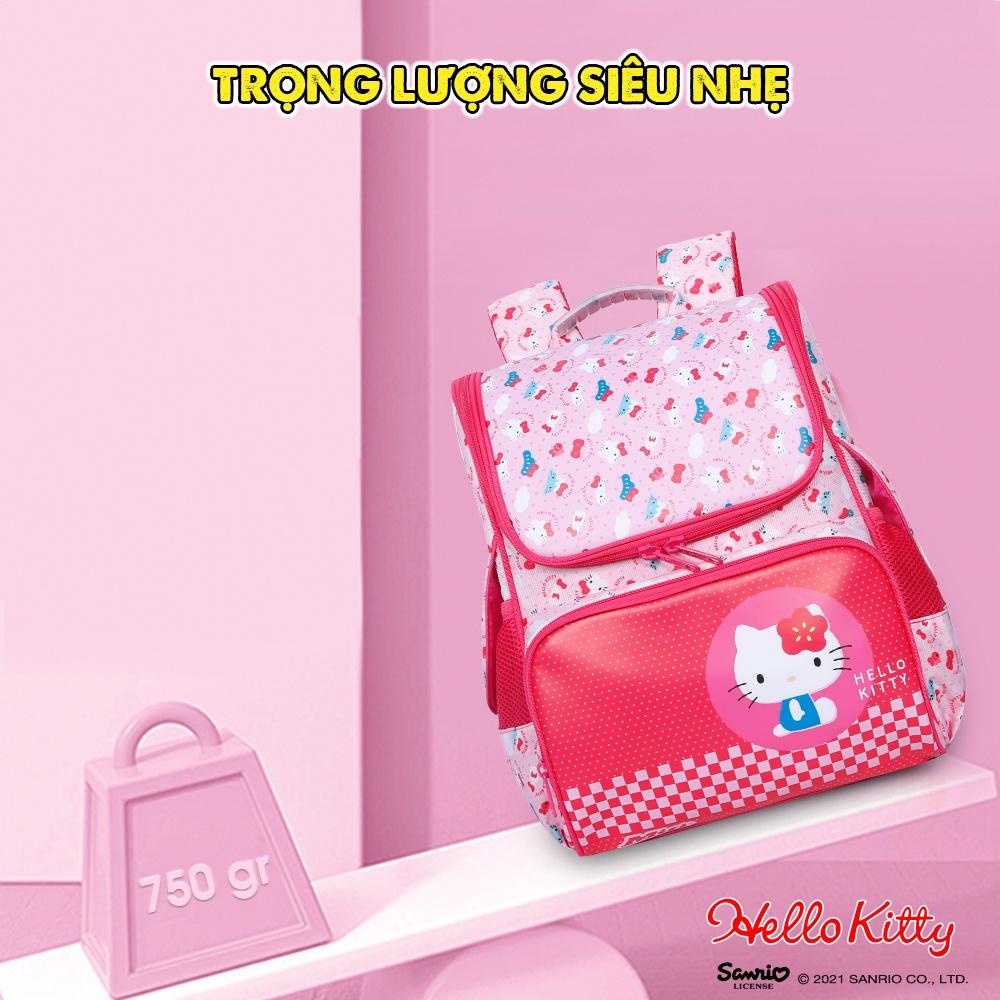 Cặp Balo Chống Gù Học Sinh Hello Kitty Siêu Nhẹ Dành Cho Bé Gái C11071WM_KIT8