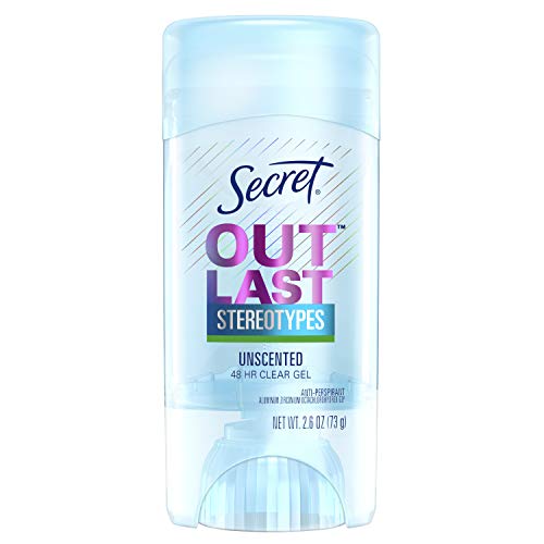 Lăn khử mùi dạng gel Secret OUT LAST STEREOTYPES UNSCENTED 73g