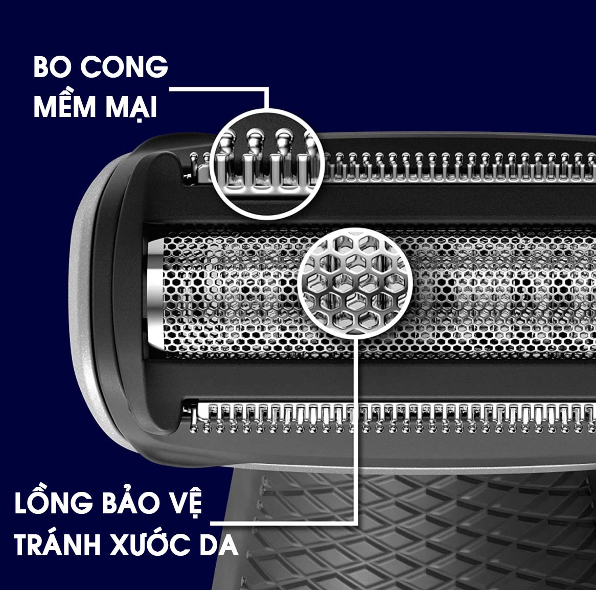 Máy cạo râu khô và ướt - Hàng Chính Hãng