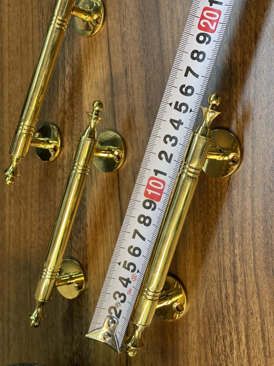 Bộ hai tay nắm cửa gỗ, tủ gỗ ĐB17cm bằng chất liệu đồng đúc đặc 100%